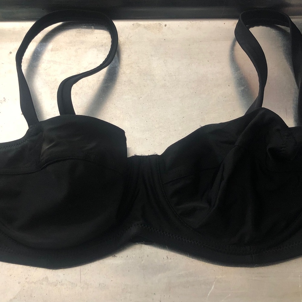 aerie Black Underwire Bikini Top
